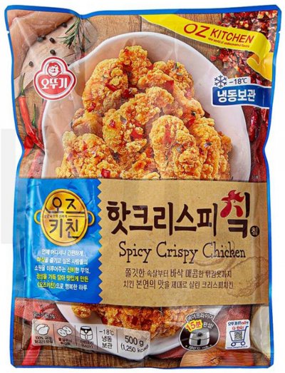 오뚜기오즈키친치킨 핫크리스피