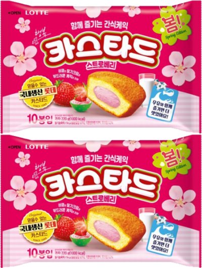 롯데)카스타드 스트로베리