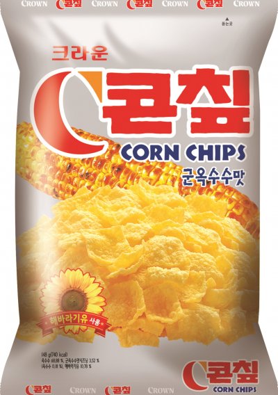 해태크라운과자 콘칩