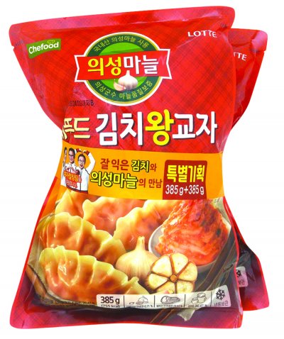롯데 의성마늘 쉐프드 김치왕교자